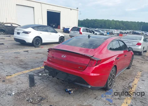 2021 Hyundai Sonata N Line from USA, damaged, VIN 5NPEK4JC9MH124342